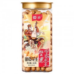 爱步罐装鱼皮花生 500克*1罐图4