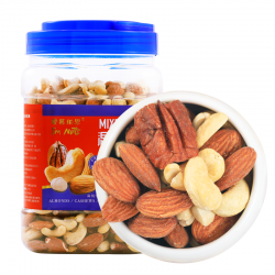 爱慕纳思全家桶罐装混合坚果 750g*1桶图5