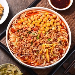 雅叔正宗重庆小面豌杂面条方便速食自煮早餐特色美食720g图2