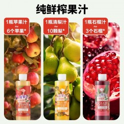 佐餐时间HPP+NFC果蔬汁100%鲜榨果汁苹果梨汁石榴汁饮料300ml*6瓶图2