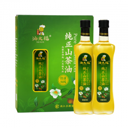 油大福 山茶油礼盒装500ml*2 食用油礼盒 纯正茶籽油送礼 福利团购图5