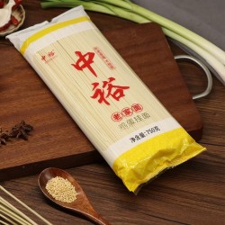 中裕老家面鸡蛋挂面750g/袋 两袋起订 整包（15把）以上有赠品（料酒、香醋、盐等随机）图4