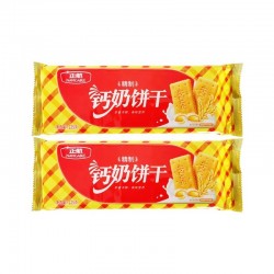 正航食品精制钙奶饼干办公室冲泡代餐健康早餐大礼包零食山东特产225g/包图2
