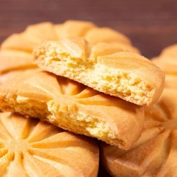 正航食品无糖黑杂粮鲜蛋桃酥钙奶饼干多口味组合礼盒装厂家直发图3