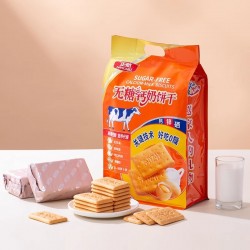 正航食品960g无糖钙奶饼干中老年冲泡代餐早餐健康零食山东特产图3