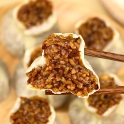 普圆香菇糯米烧麦速冻面点早餐半成品纸皮烧麦馅大鲜香速食方便图4