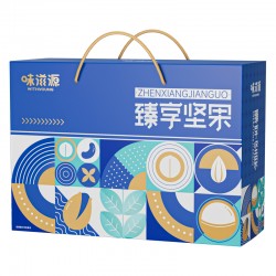 味滋源 臻享坚果 蓝色手提绳 1814g图2