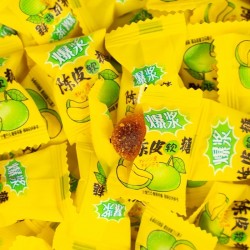 天生好果爆浆陈皮软糖180克夹心糖怀旧办公室网红解馋休闲小零食图4