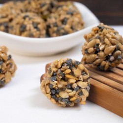 天生好果坚果山药丸子225g黑芝麻瓜子仁孕妇儿童休闲解馋零食小吃图5