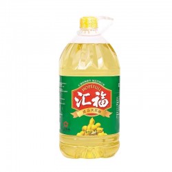 批发汇福5升一级大豆油单桶整箱均有 食用油食堂饭店用 家用大豆油图2
