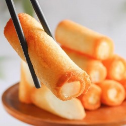 阿诺脆皮奶卷280g*1袋【10个】海底捞炸牛奶卷酥嫩牛奶冷冻食品商用饭店佛山顺德图3