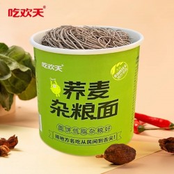批发吃欢天荞麦面93g 杂粮面速食宿舍非油炸小面方便面轻食健身代餐泡面图4