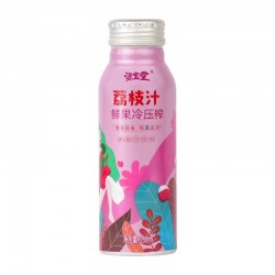 资宝堂冷压榨荔枝汁饮料果汁含量≥70%果蔬汁果汁饮料260ml*6瓶图5