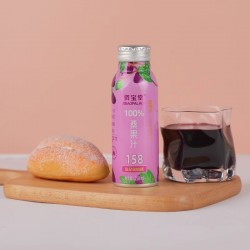 资宝堂100%桑果汁NFC非浓缩还原果汁鲜果冷压榨果蔬汁258ML* 8瓶图4