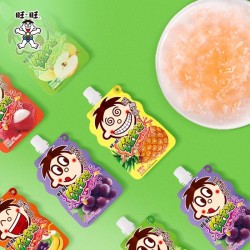 旺旺维多粒果冻爽可吸果汁吸吸冻家庭装休闲零食多口味750g*2图3