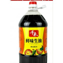 千禾鲜味生抽酱油5L装 整箱装（5L*2瓶）图2
