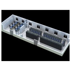 南通3D机房鸟瞰图|指挥中心|报告厅全景效果图制作图2